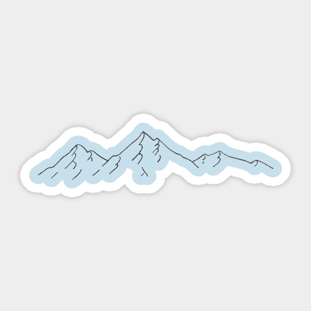 Mountains Sticker by lexalion